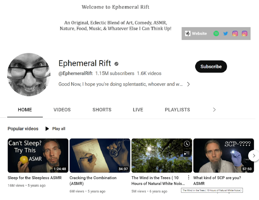 ephemeral rift youtube