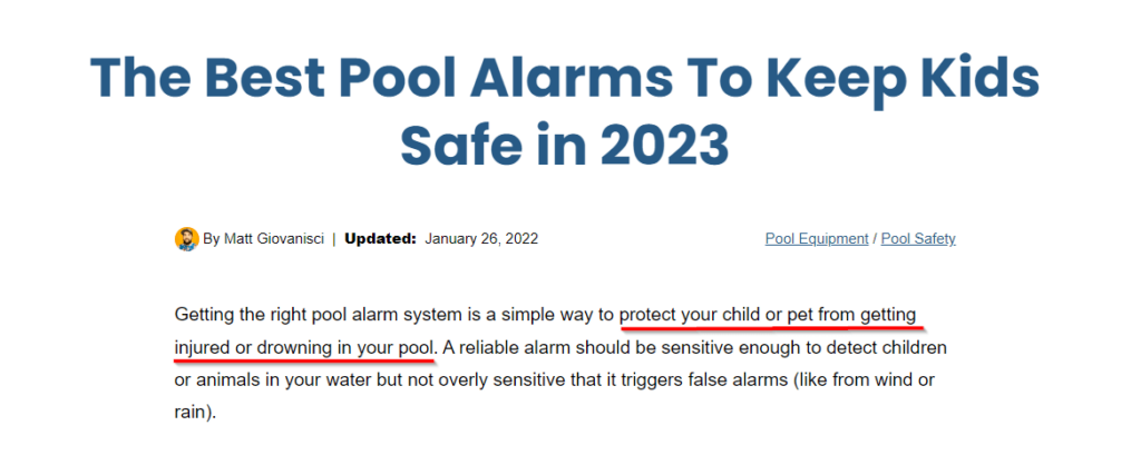 pool scarecity