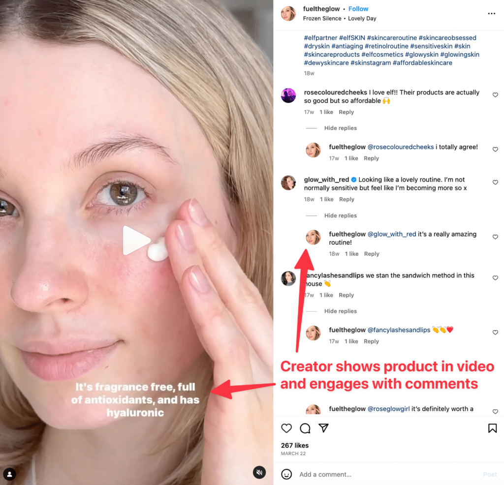instagram product promotion
