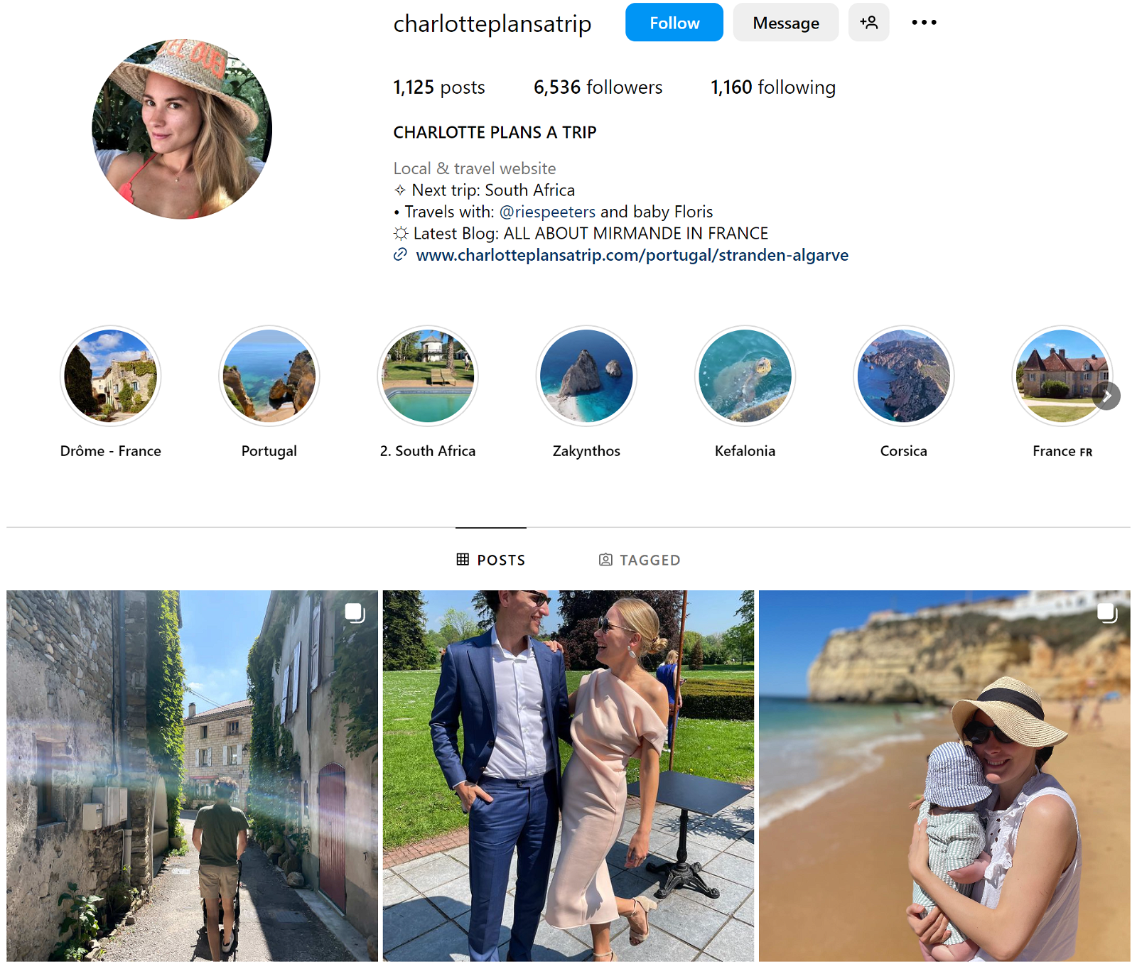 charlotte plans a trip instagram account