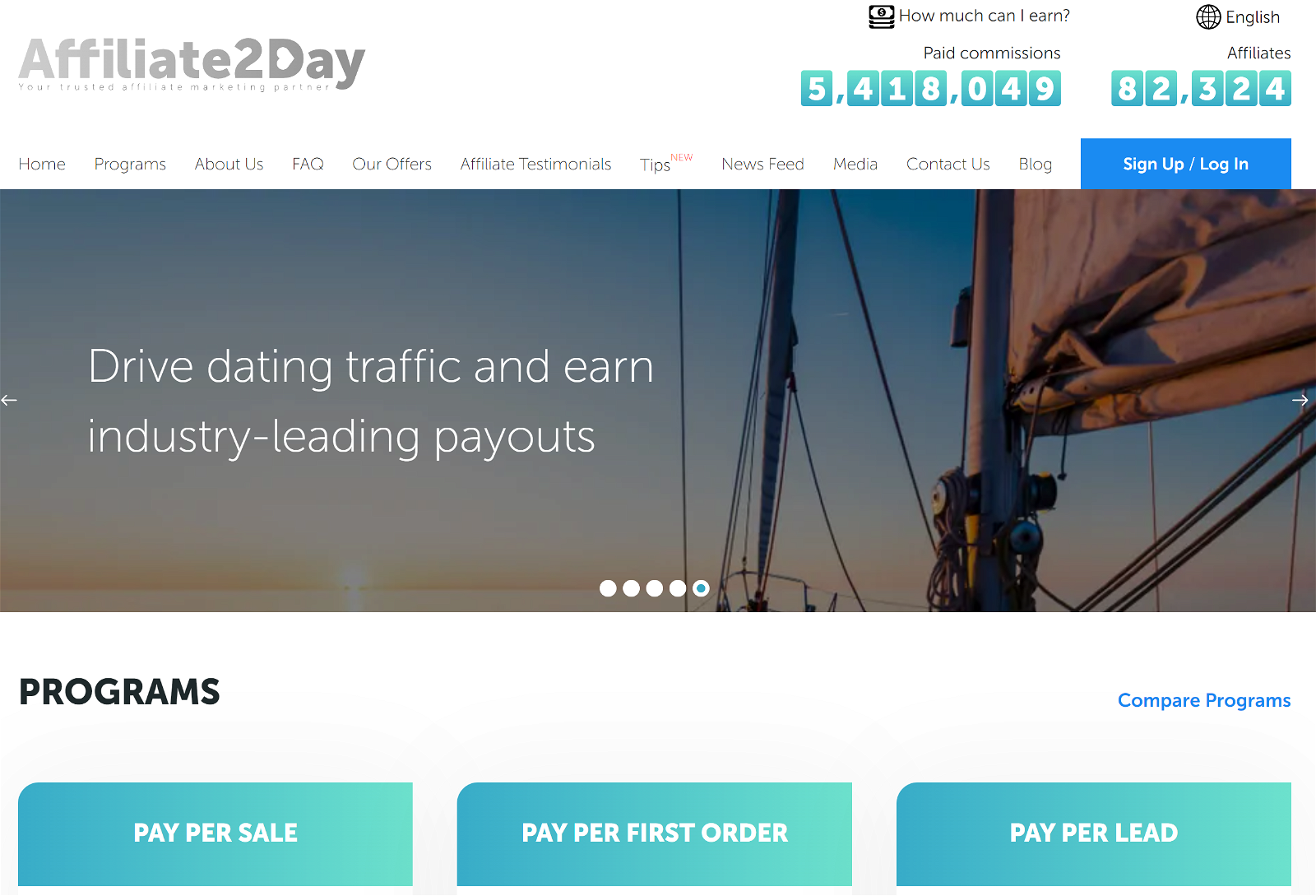 Affiliate2Day Homepage