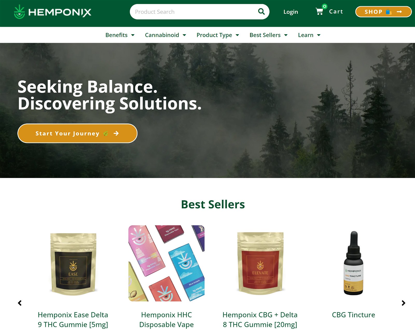 Hemponix homepage
