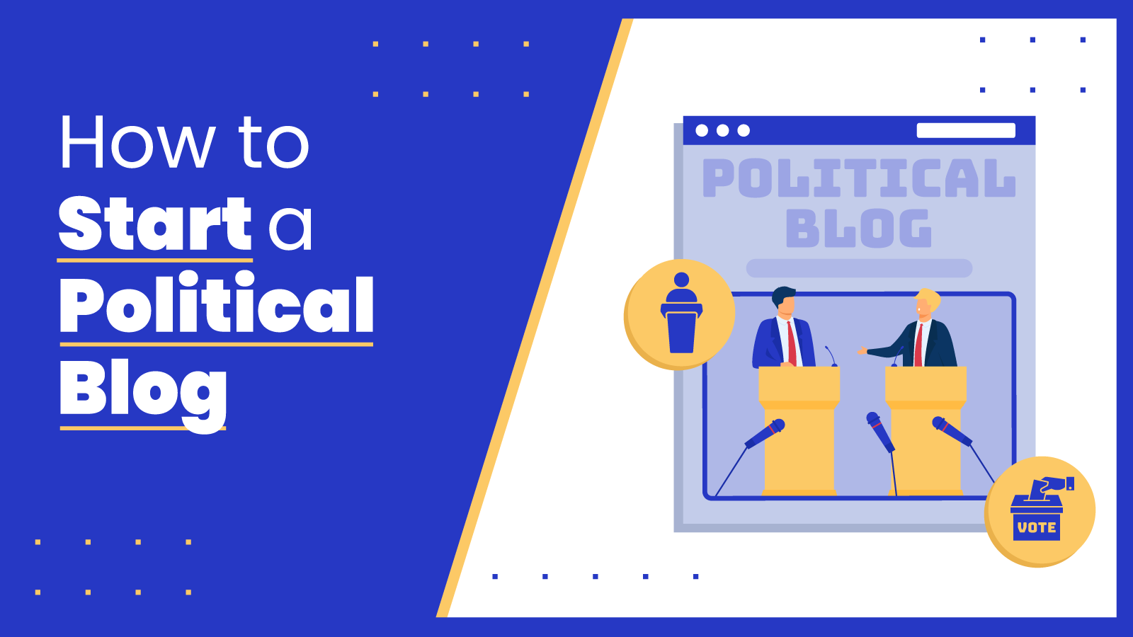 how to start political blog