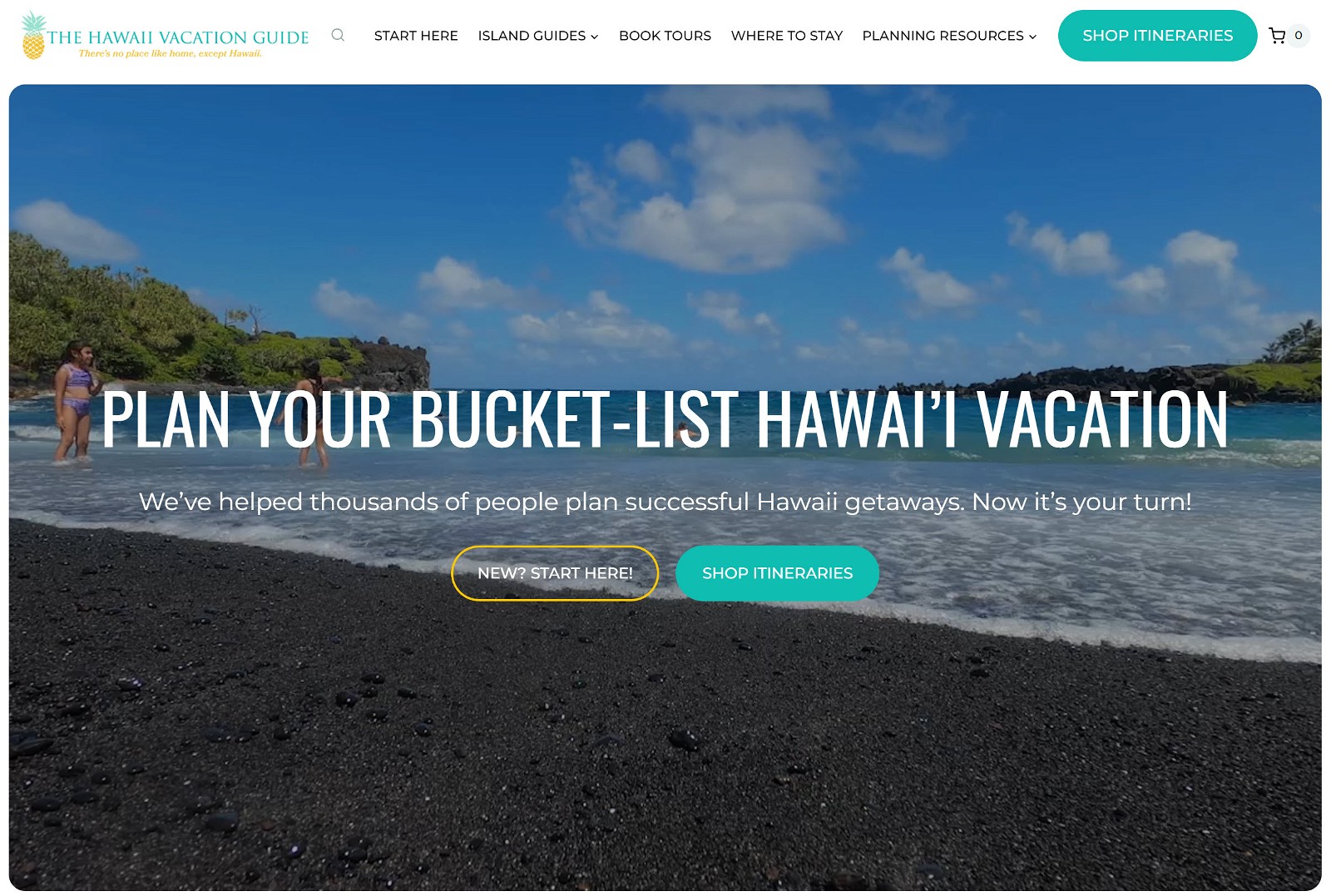 The Hawaii Vacation Guide homepage