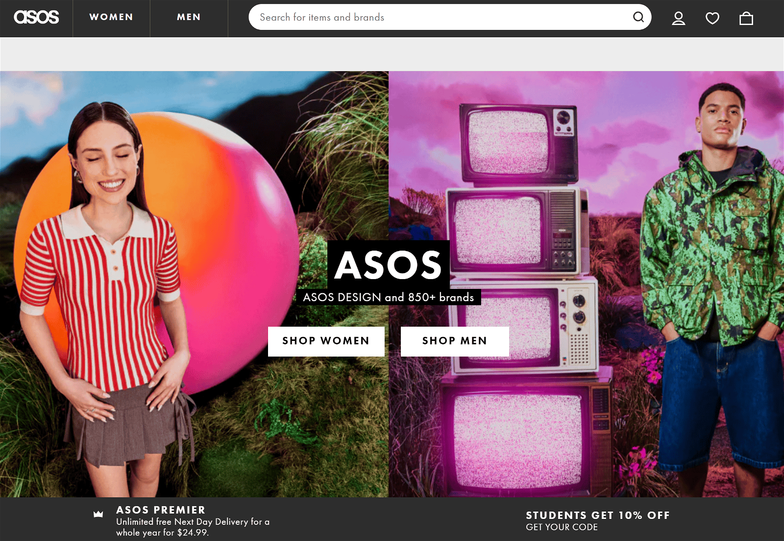 ASOS Homepage