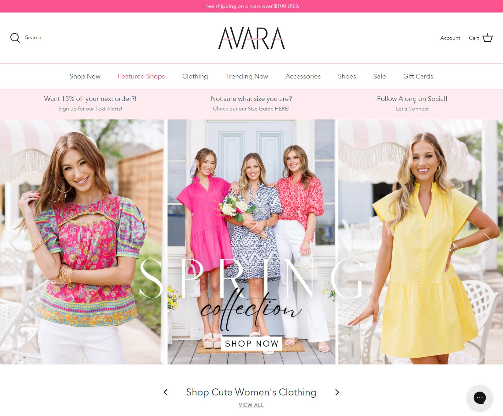 Avara Homepage