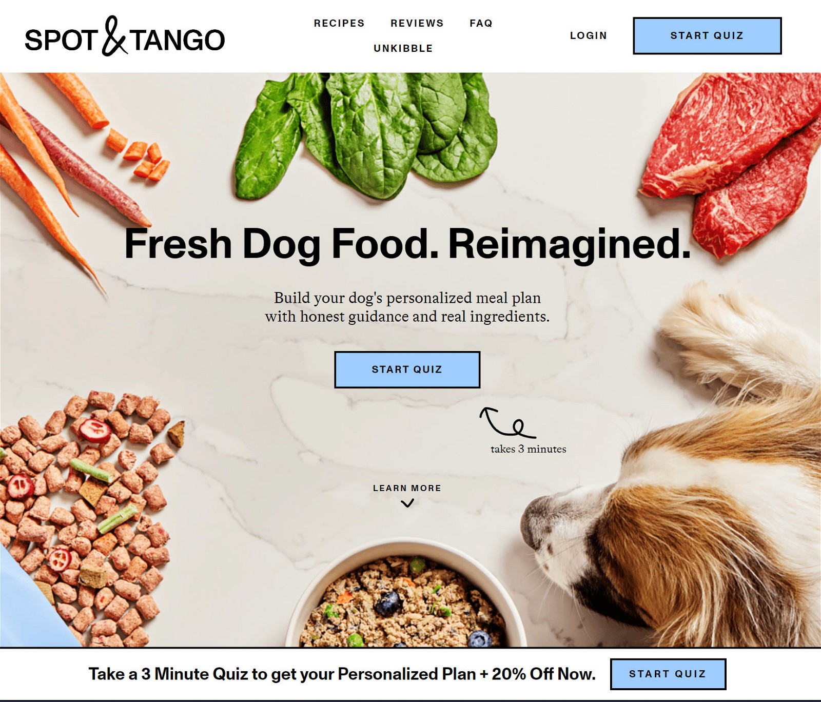 Spot & Tango Homepage