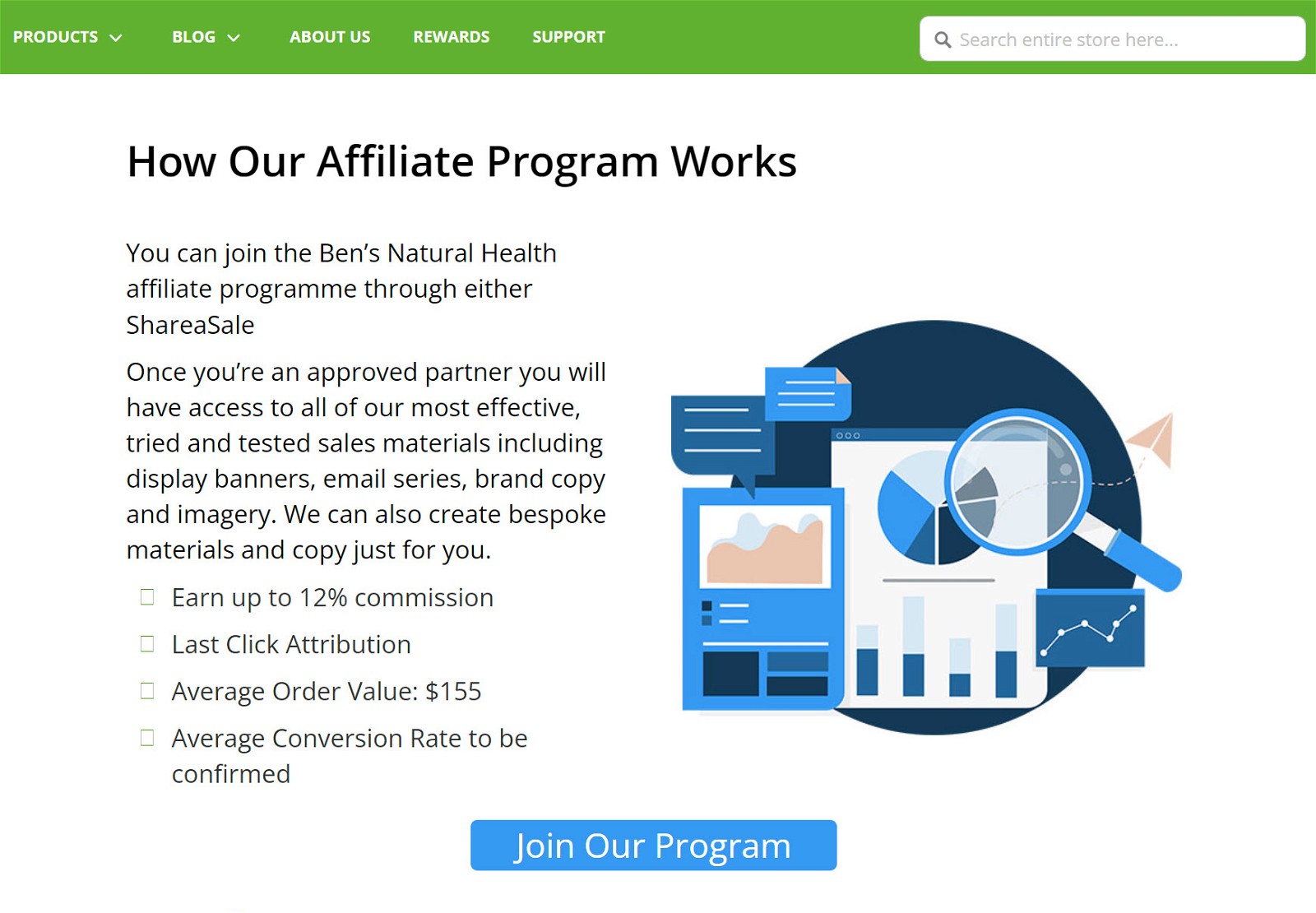 Ben's Natural Health Affiliate Program