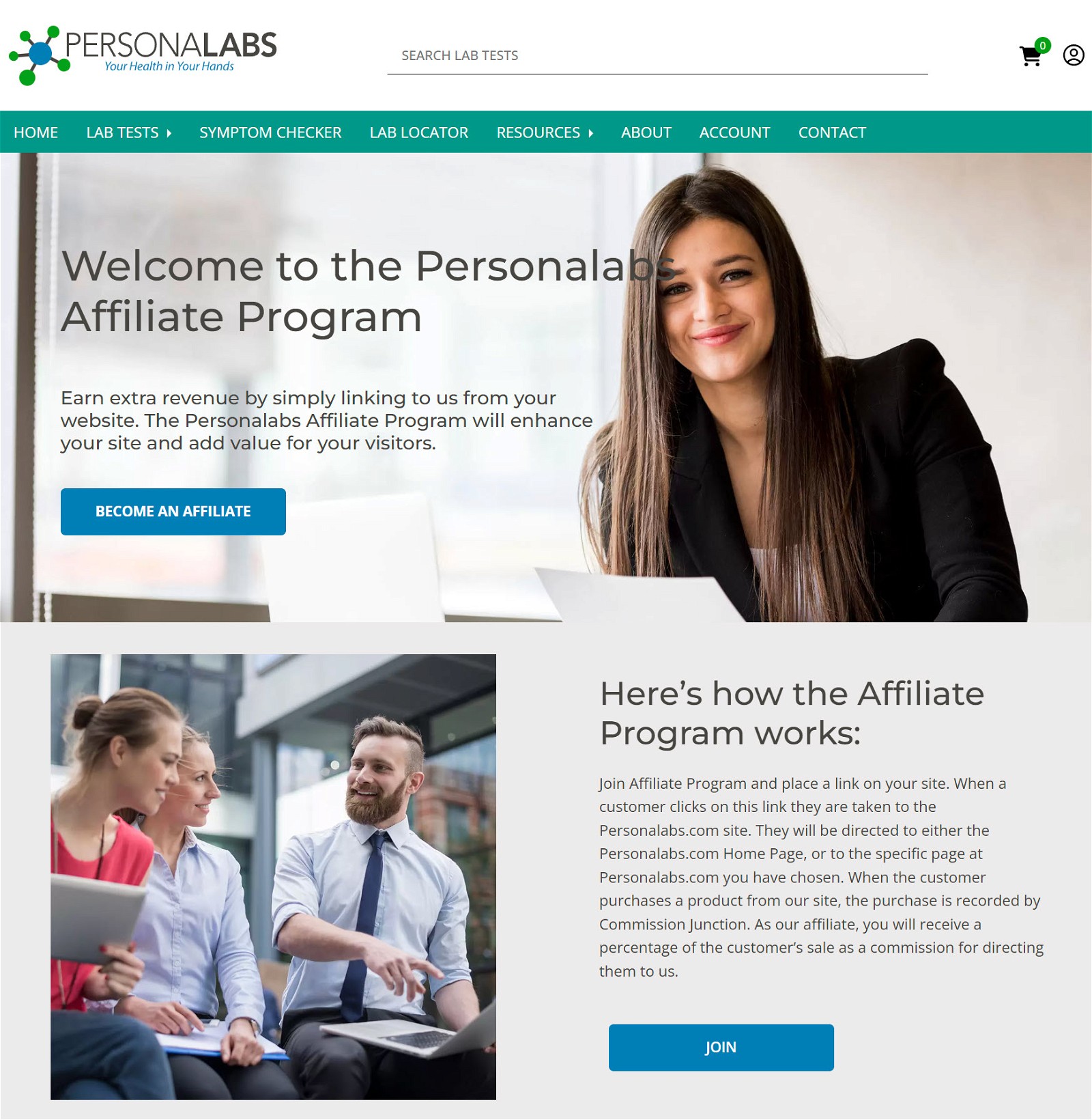 Personalabs Affiliate Program