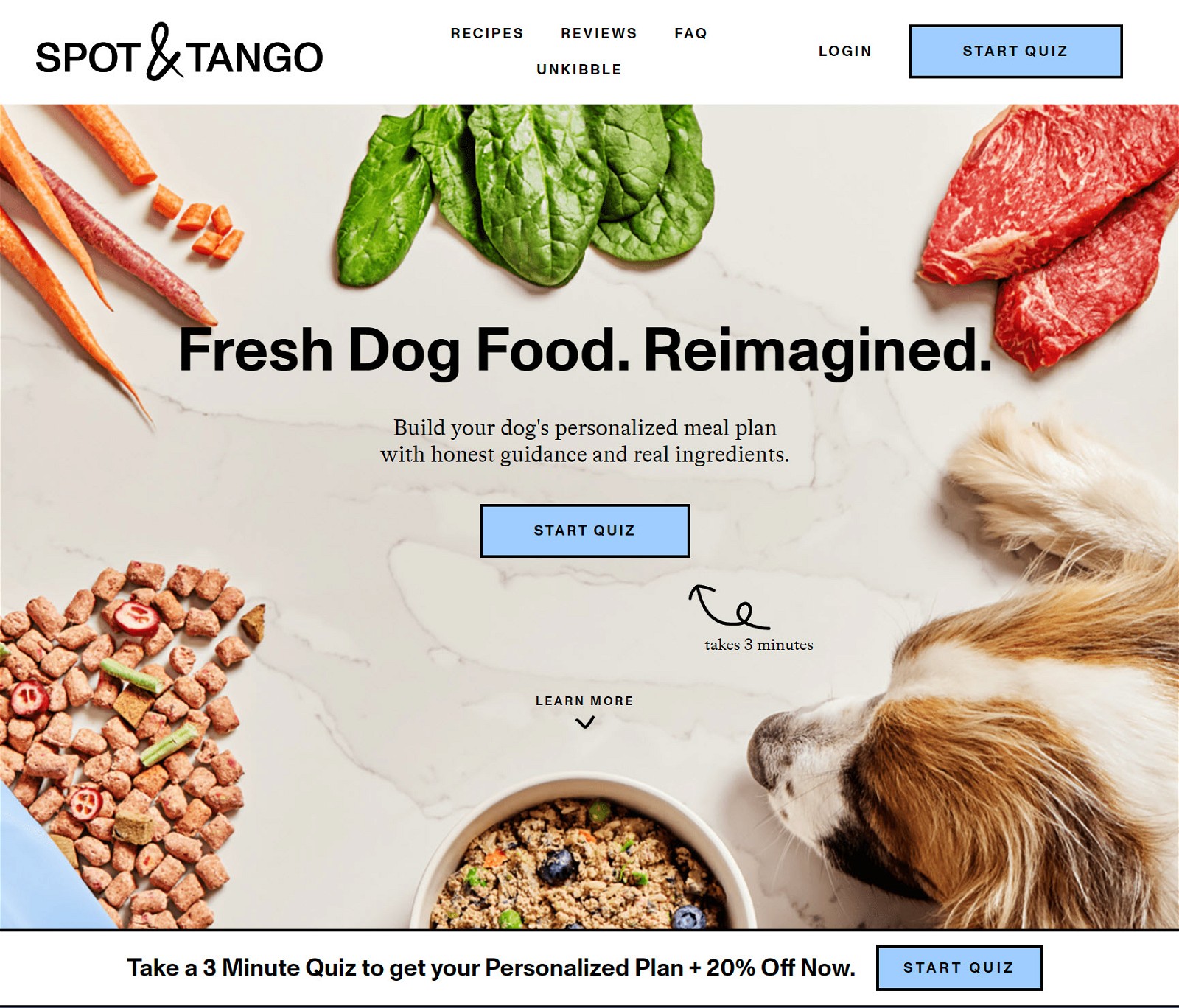 Spot Tango Homepage