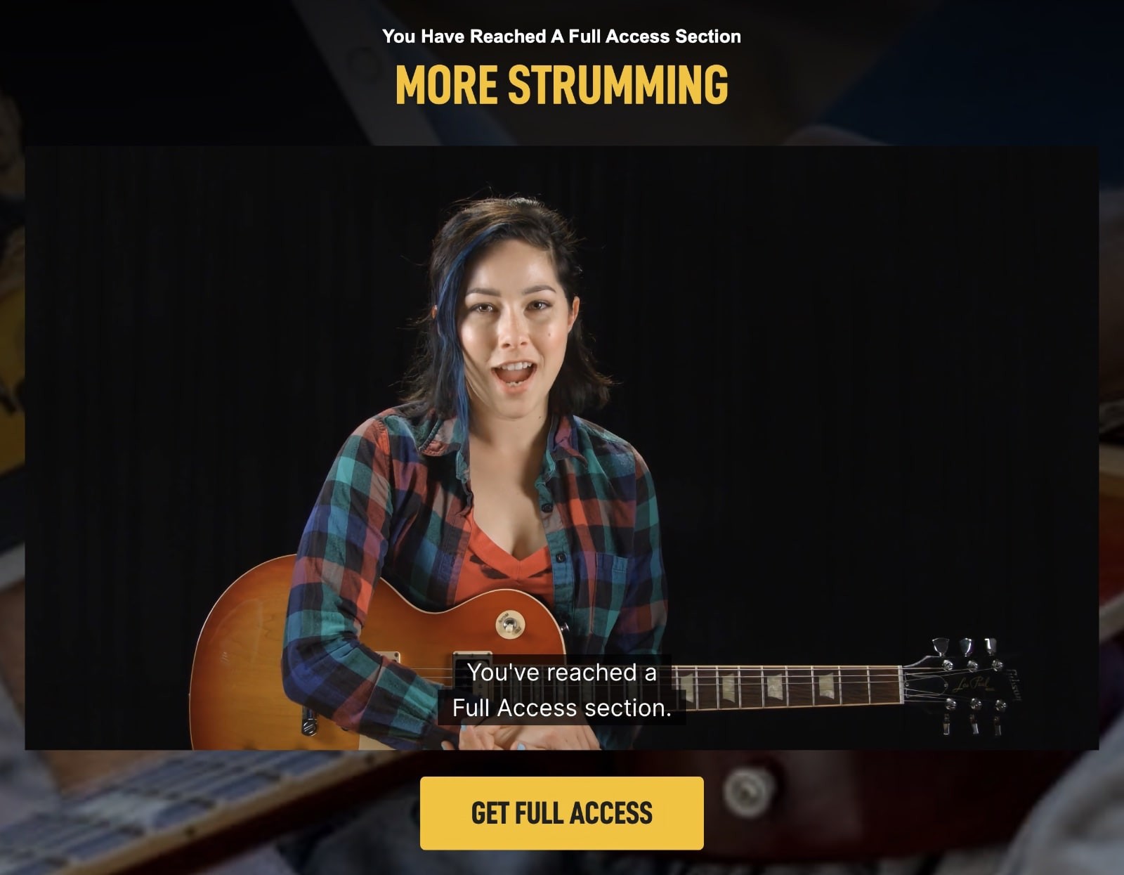 guitar tricks premium lesson access