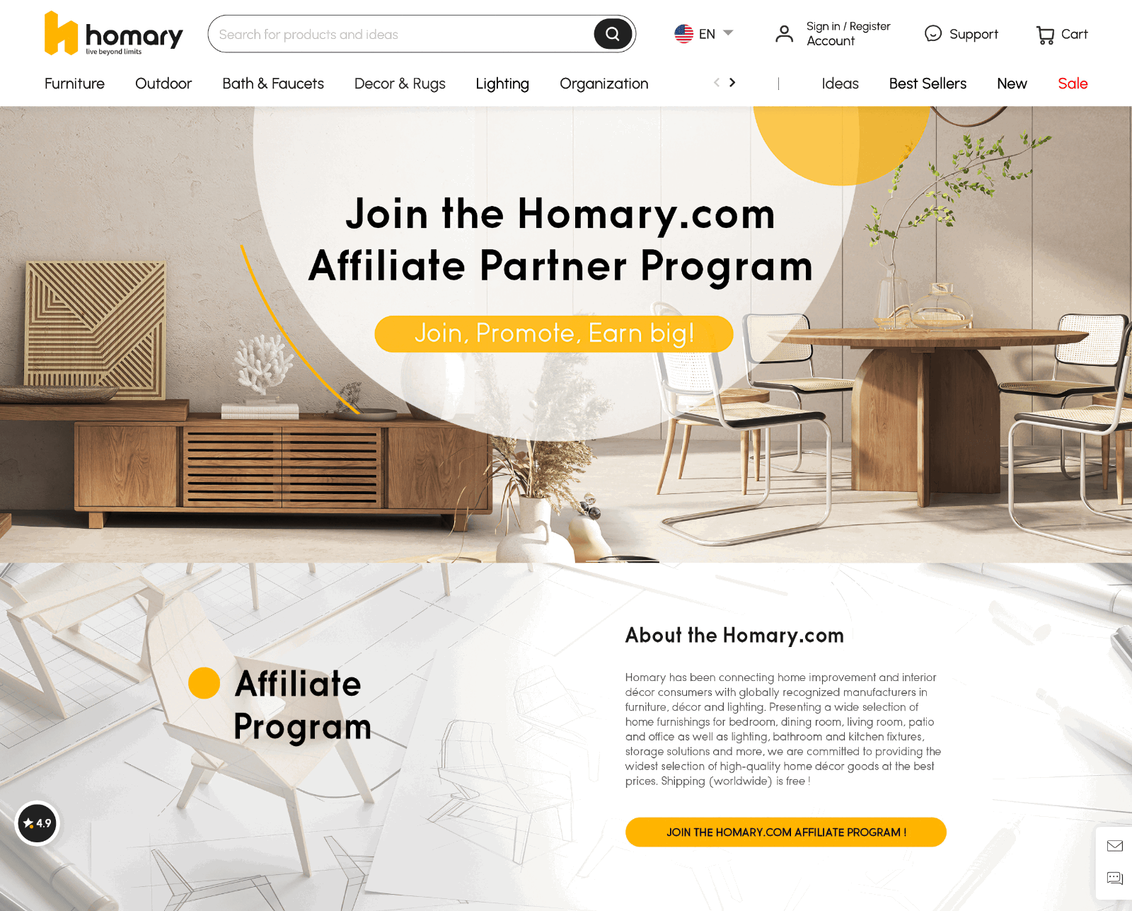 homary affiliate program