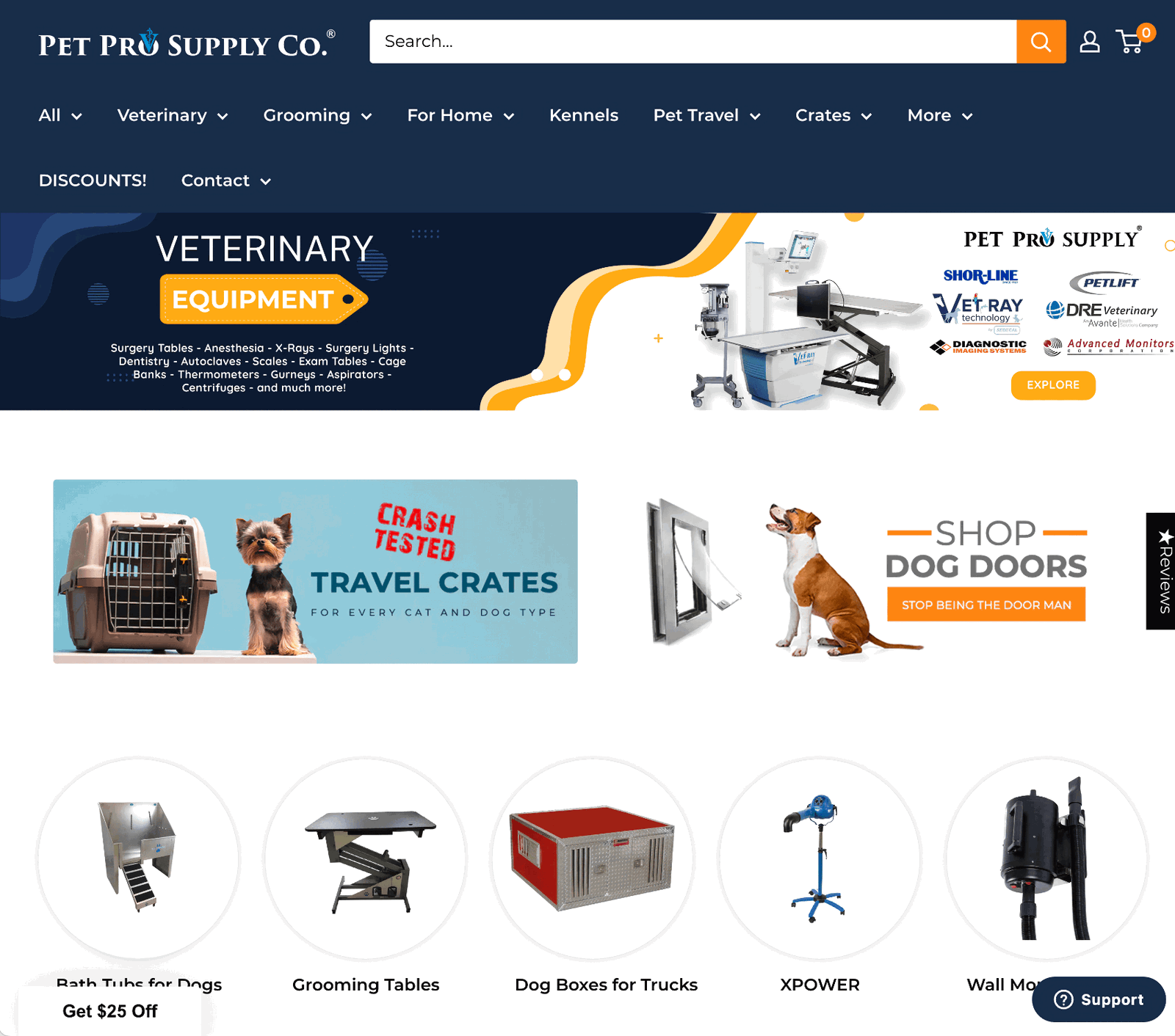 pet pro supply homepage