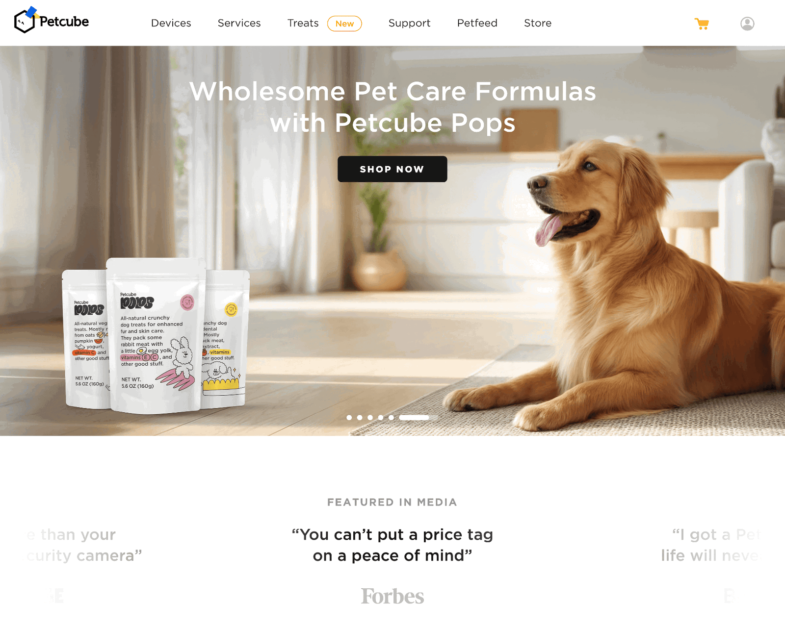 petcube homepage