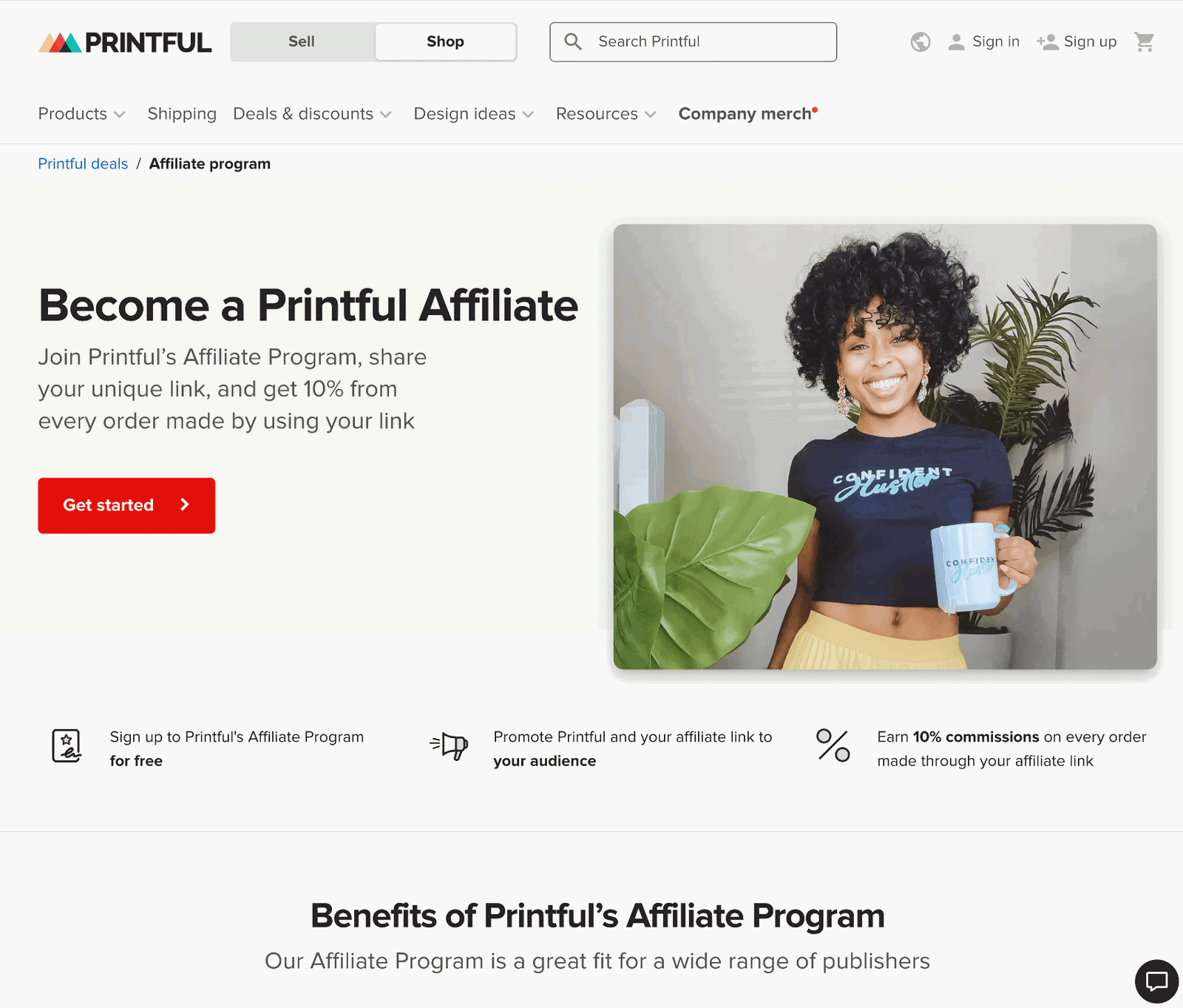 printful homepage